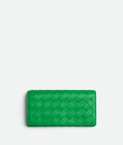 Intrecciato Large Flap Wallet