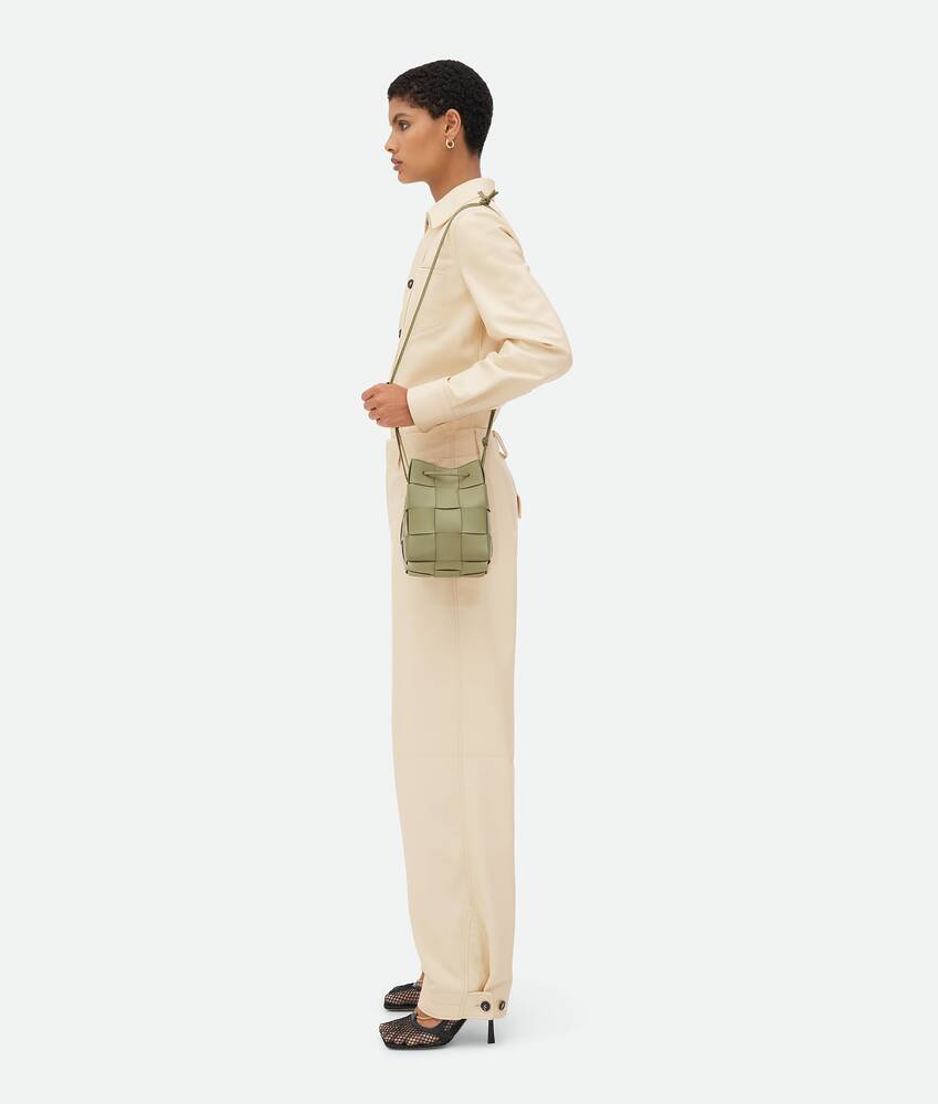 Bottega Veneta Small Jodie Bag in Travertine & Gold