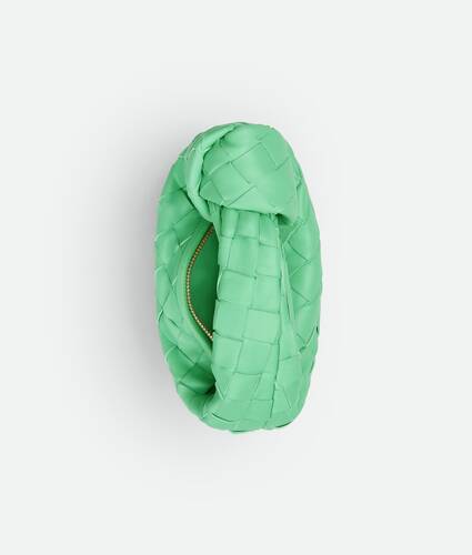Bottega Veneta Jodie Top Handle Bag Mini Intreccio Green