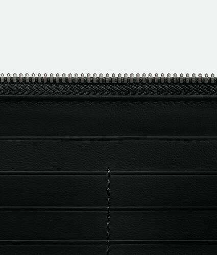 Intrecciato Zip Around Wallet