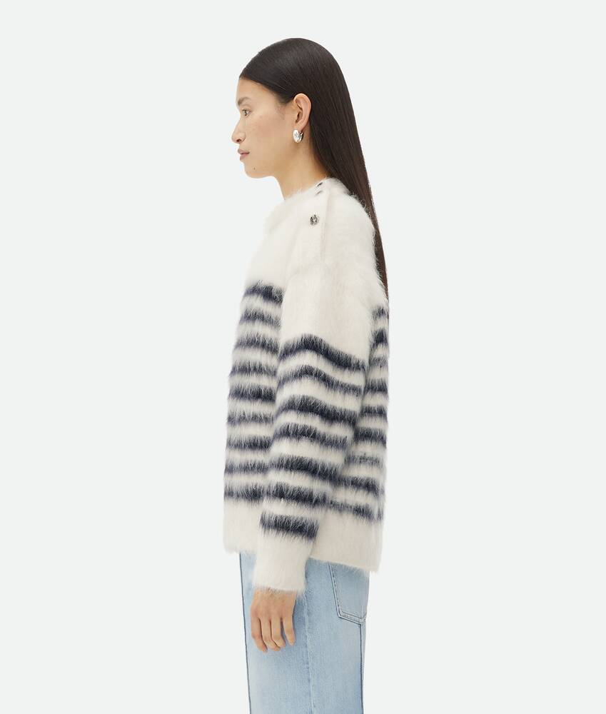 Display a large version of the product image 2 - Heavy Marinière Mohair Sweater