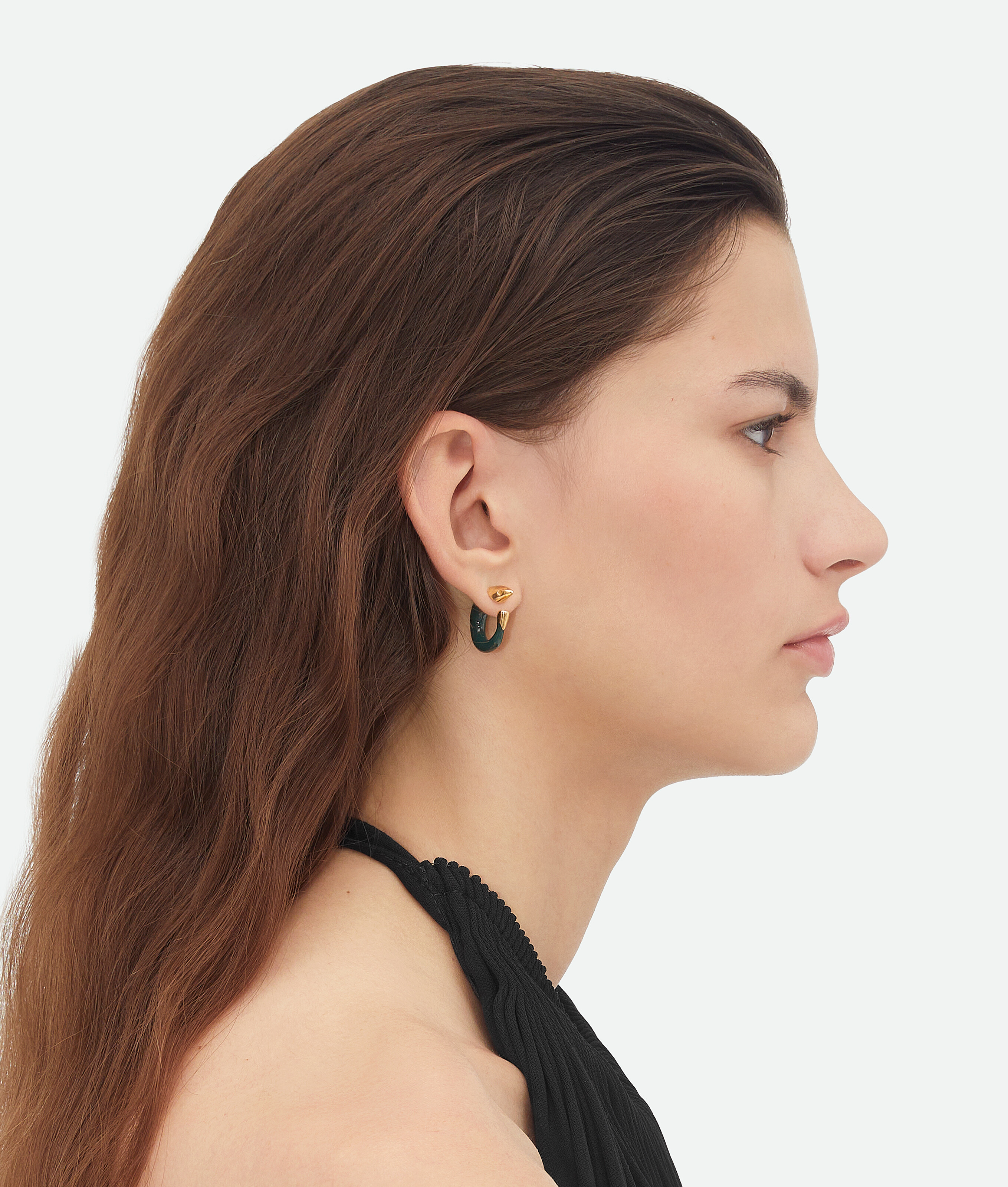 Bottega Veneta Sardine Earrings - Dark Green - Woman