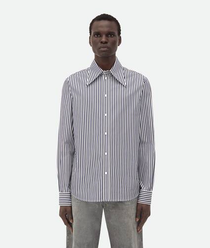 Display a large version of the product image 1 - Striped Poplin Shirt