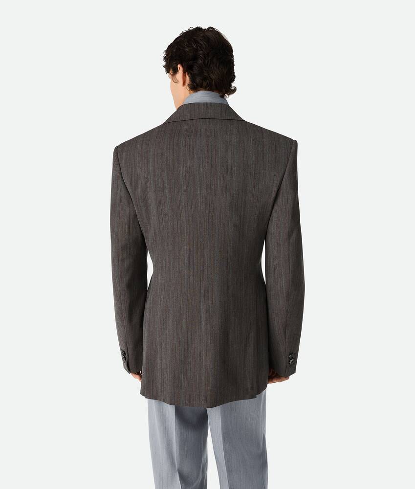 Display a large version of the product image 3 - Wool Subtle Stripe Jacket