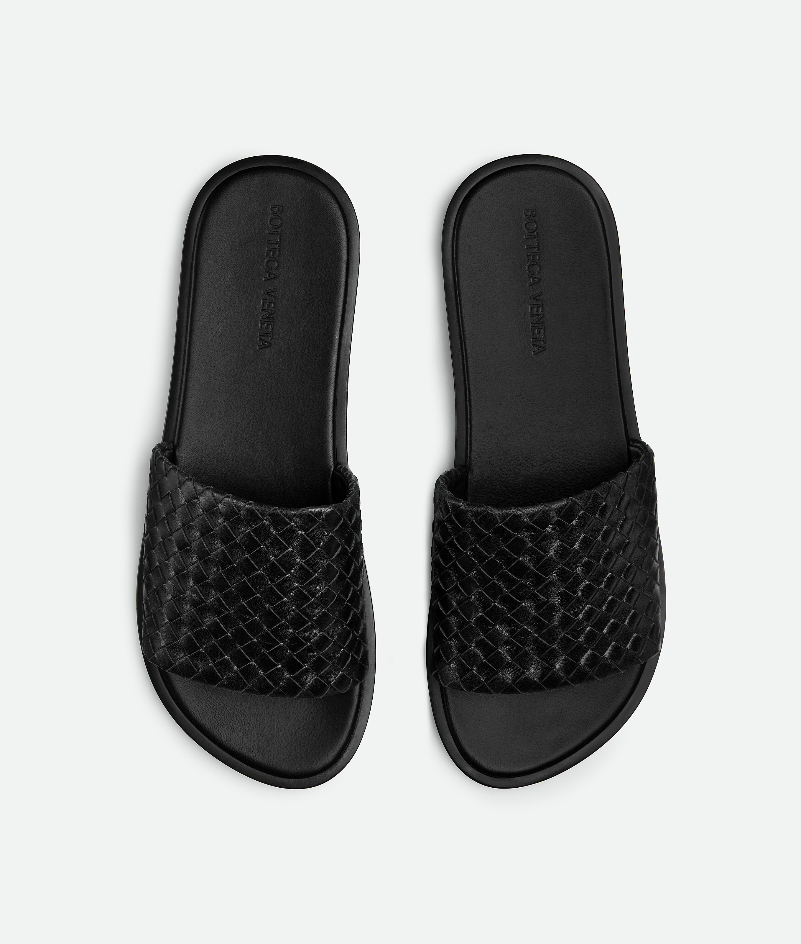 Bottega Veneta Elio Mule In Black