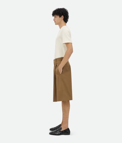 Cotton Gabardine Shorts