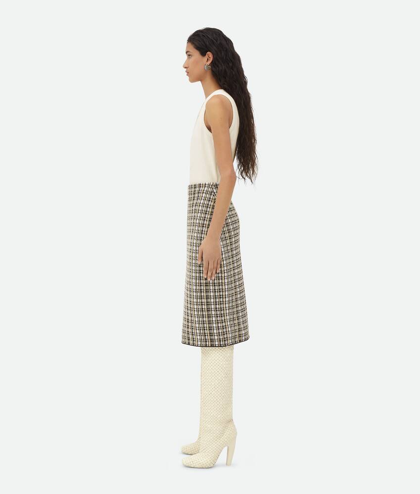 Display a large version of the product image 2 - Cotton Viscose Check Skirt