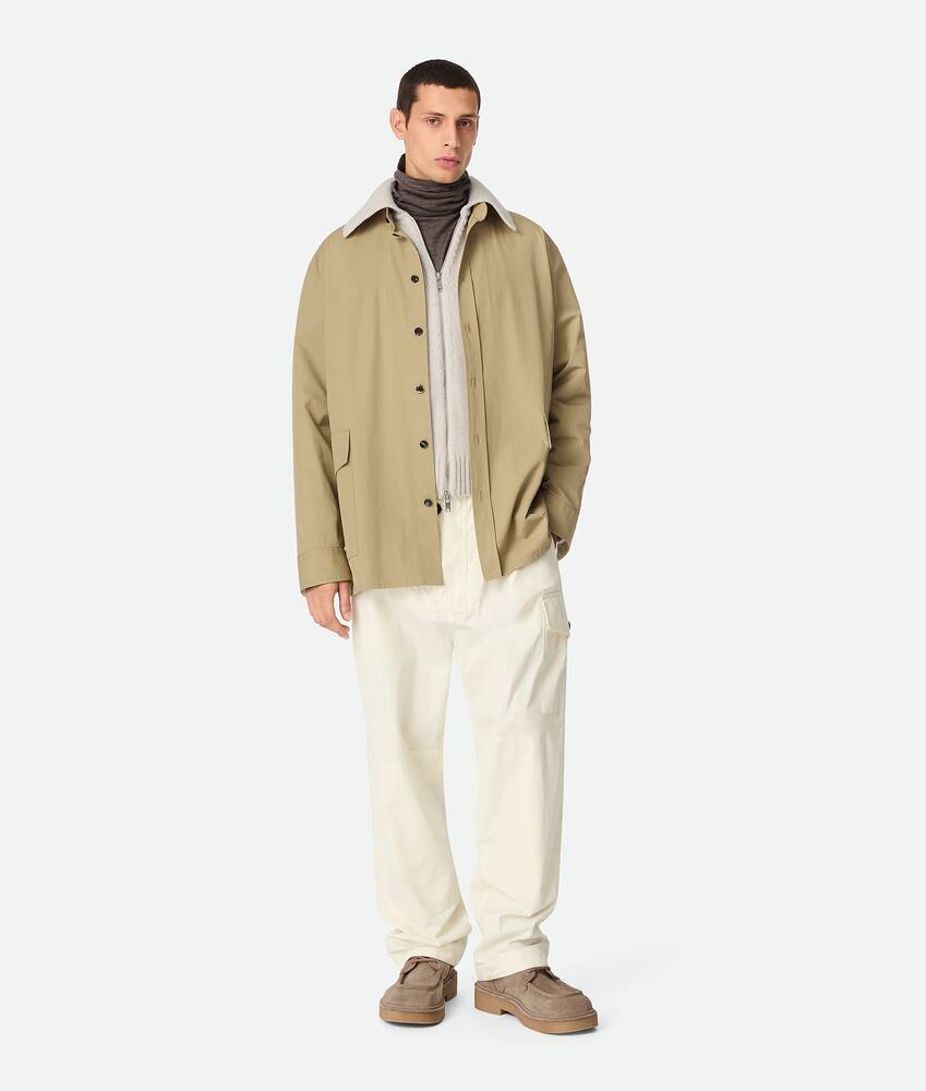 Display a large version of the product image 1 - Light Cotton Twill Overshirt