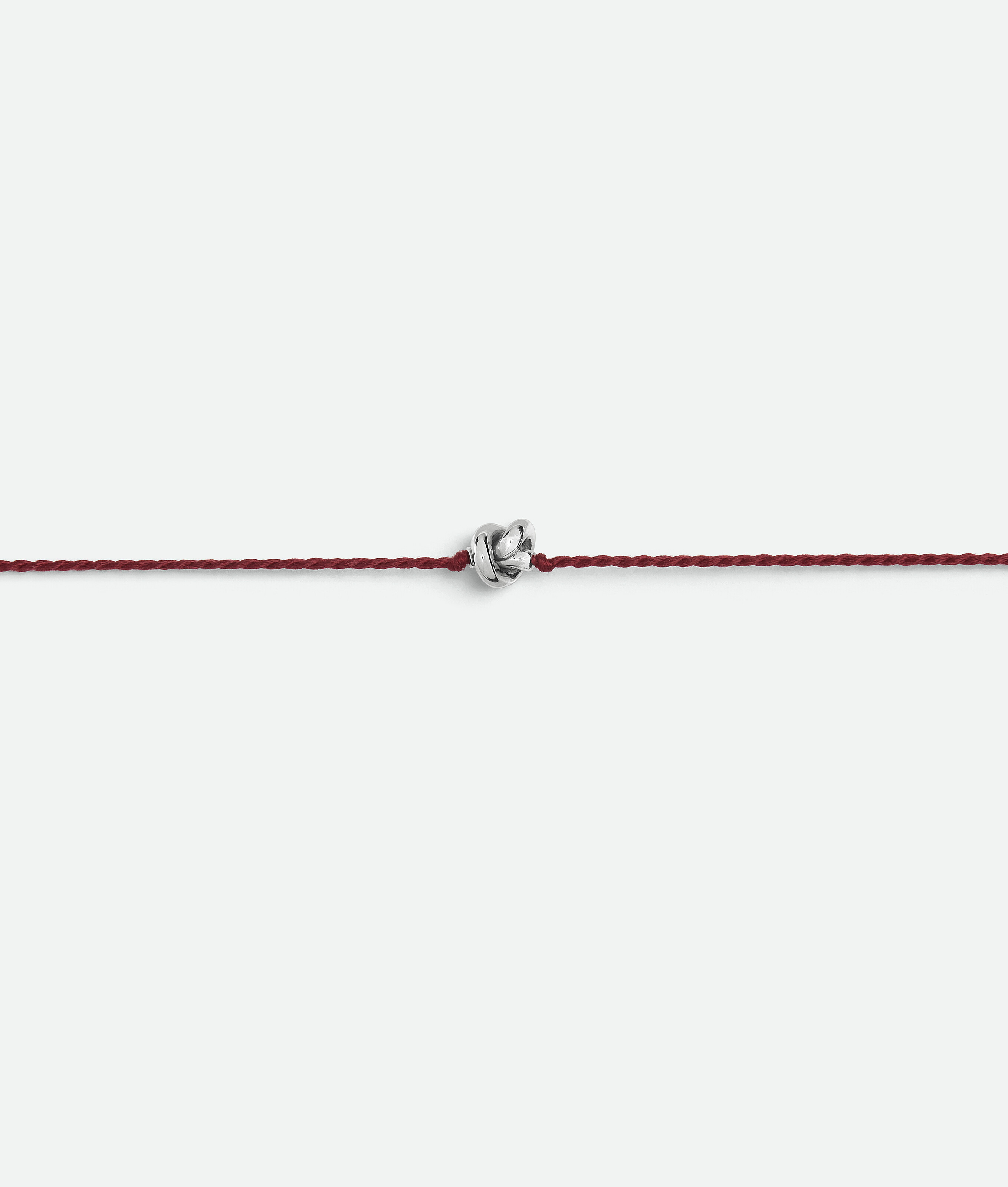 Bottega Veneta Knot Armband In Bordeaux