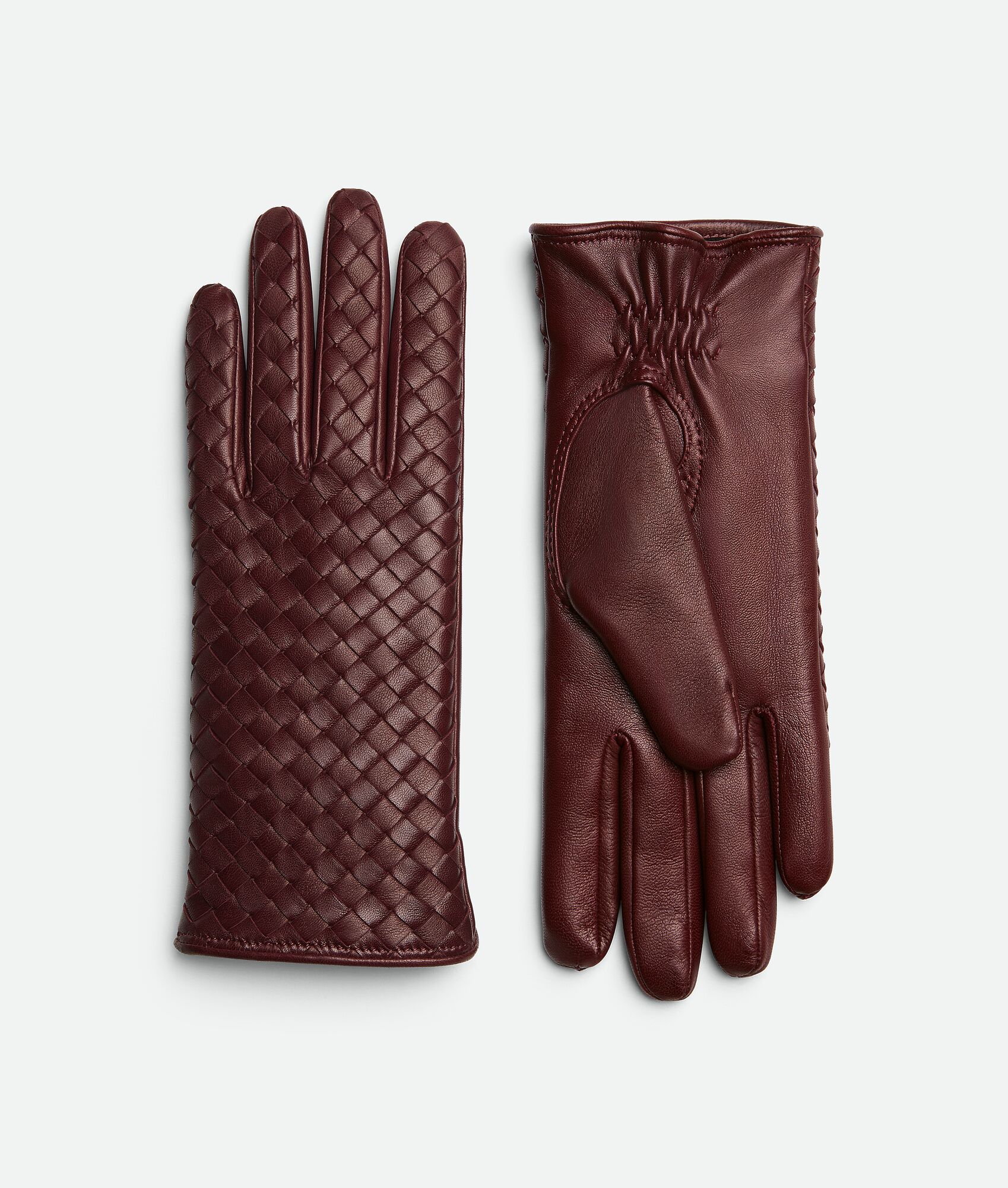 Bottega Veneta Intrecciato Leather Gloves