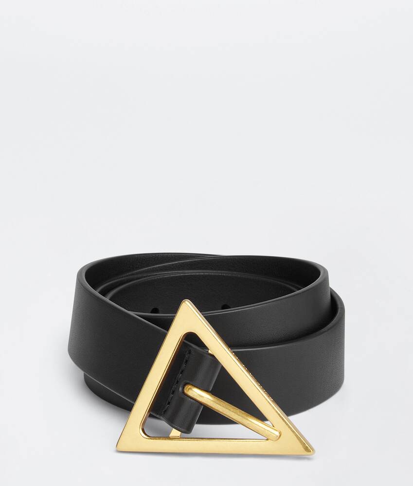 Bottega Veneta® Women's Triangle Belt in Black. Shop online now.