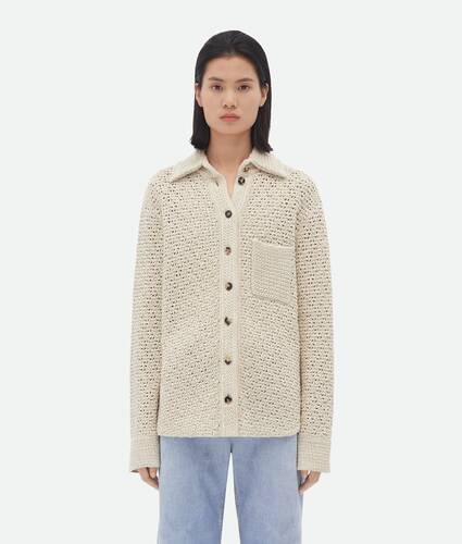 Cotton Crochet Shirt