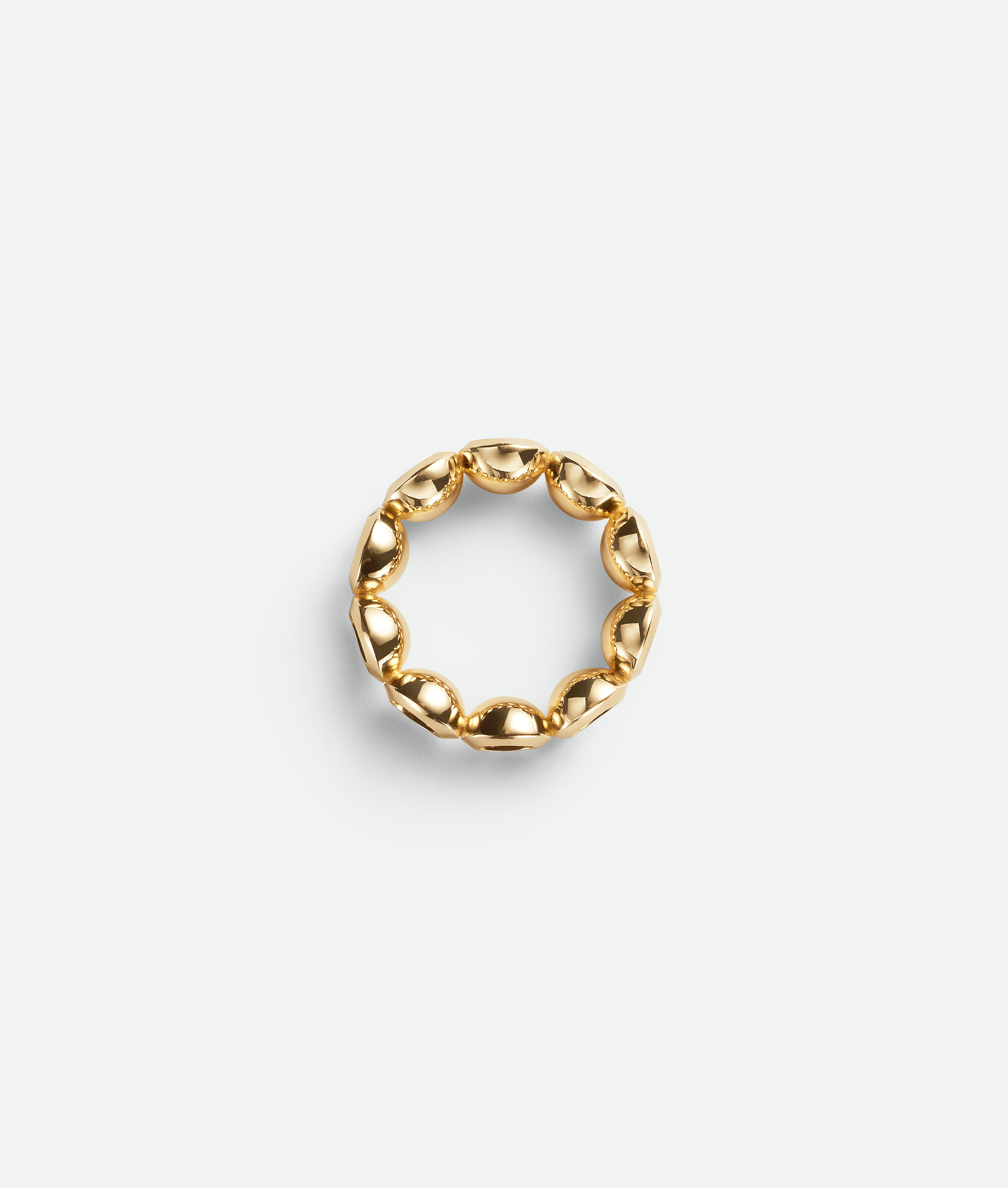 Shop Bottega Veneta Concave Ring In Gold