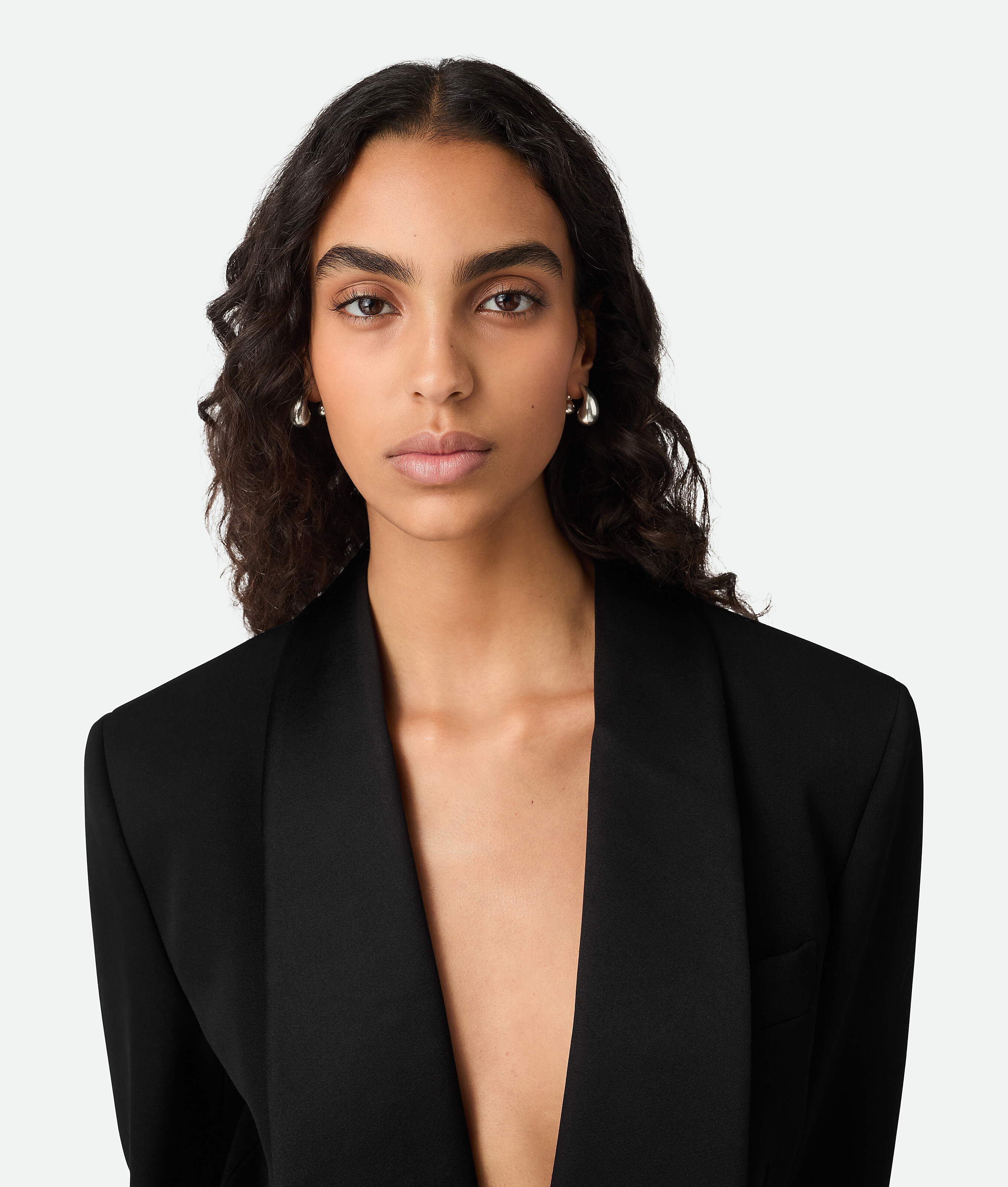 Bottega Veneta Mini Drop Earrings - Silver - Woman