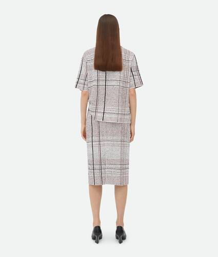 Notebook Cotton Viscose Jacquard Skirt