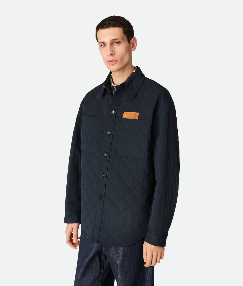 Display a large version of the product image 1 - Quilted Cotton Overshirt