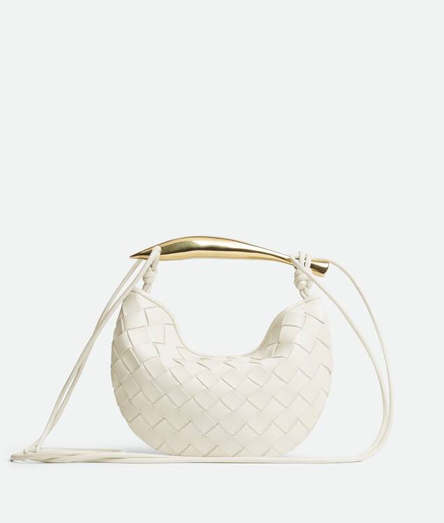 Bottega Veneta® Women's Mini Sardine in Chalk. Shop online now.