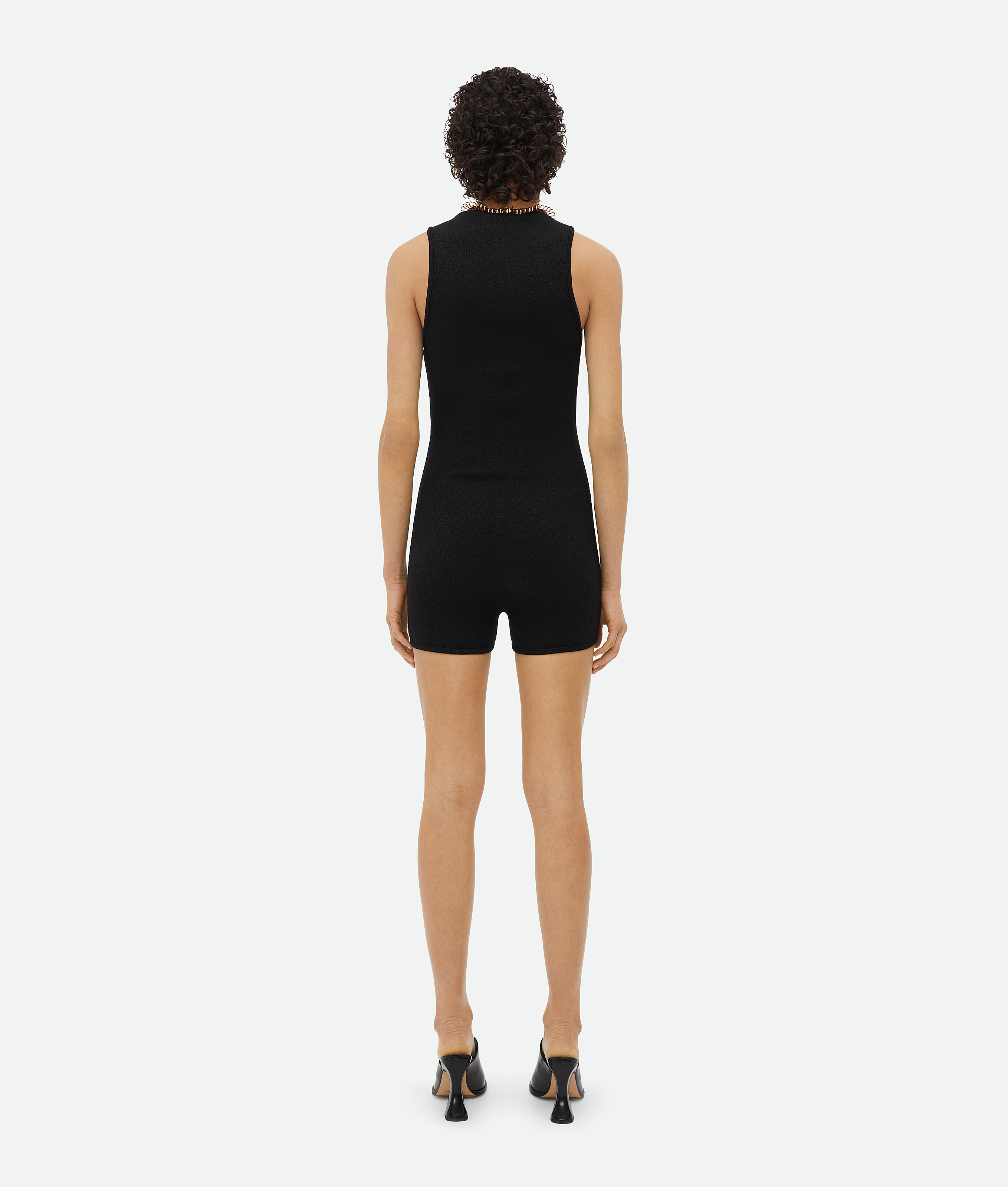 Bottega Veneta Bottega  Veneta Textured Nylon Body In Black