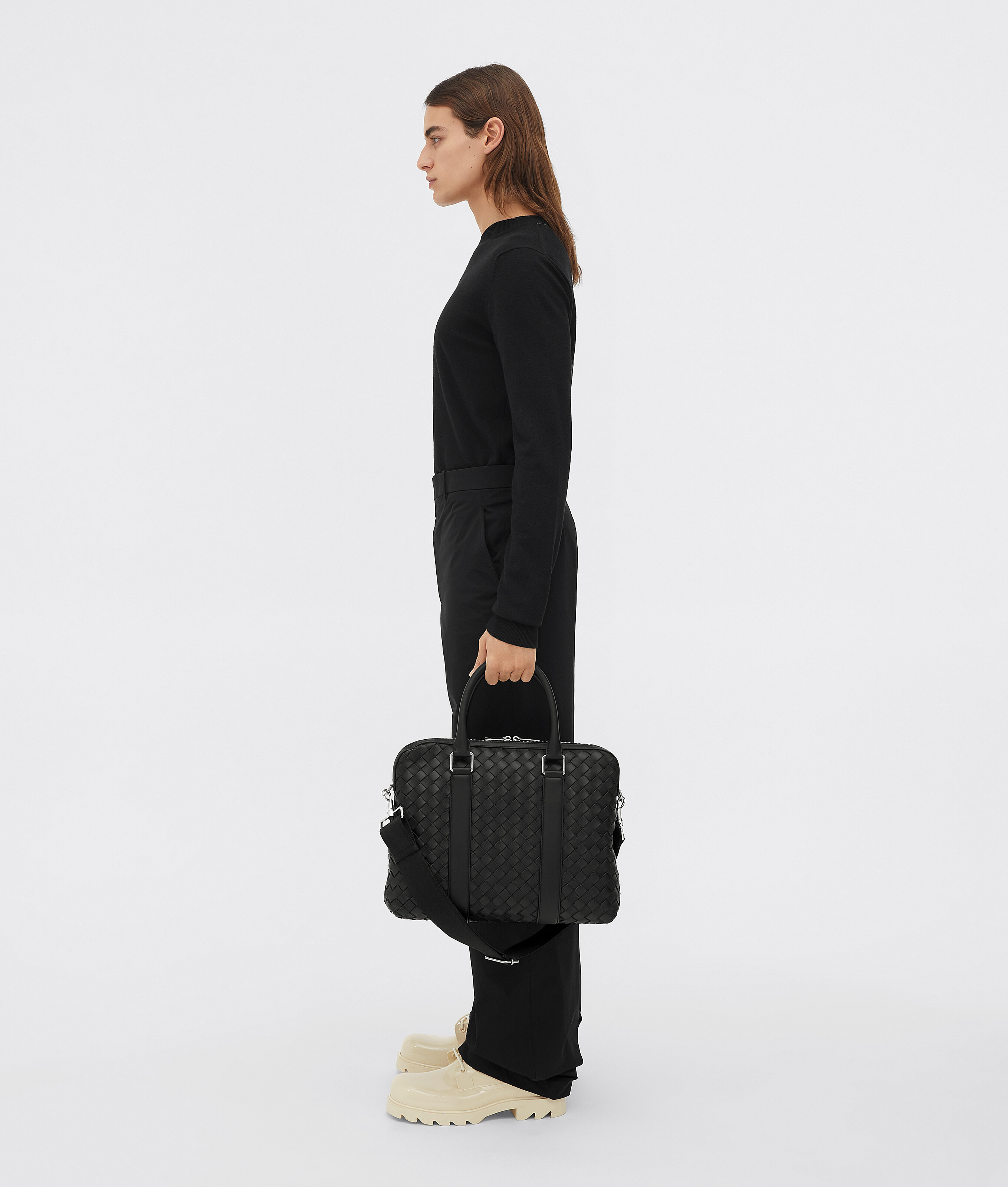 BOTTEGA VENETA SLIM INTRECCIATO BRIEFACSE