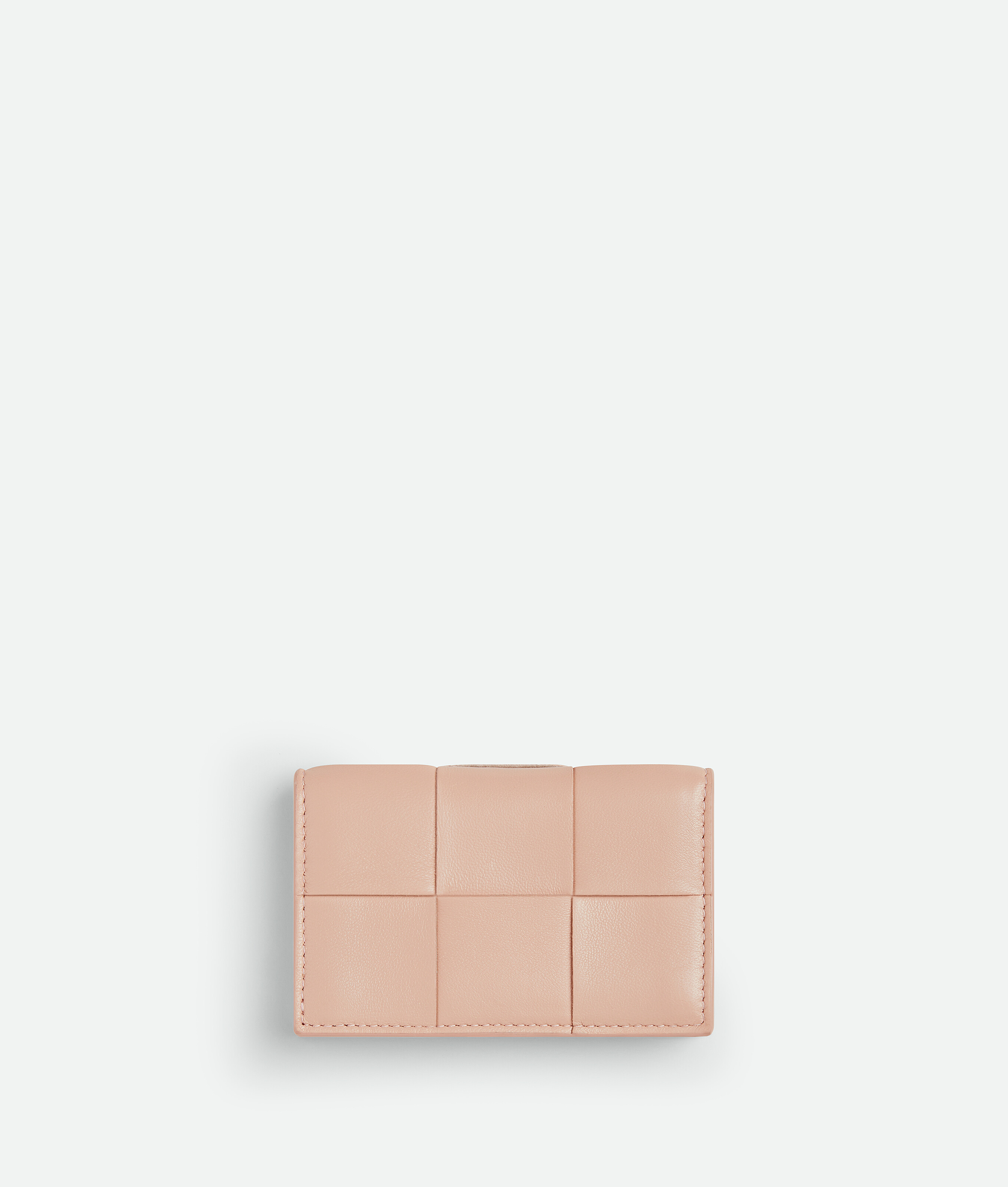Shop Bottega Veneta Cassette Business Card Case In Pink