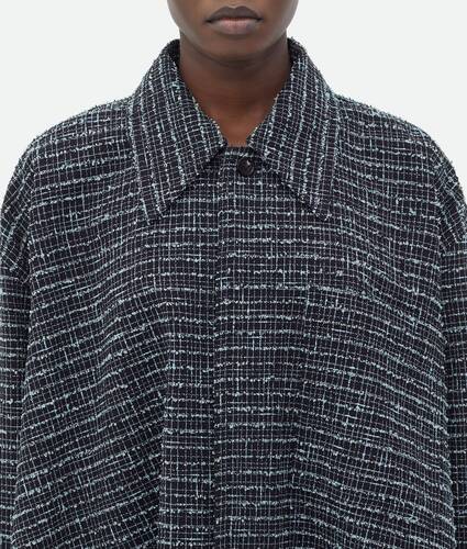 Structured Tweed Shirt Jacket