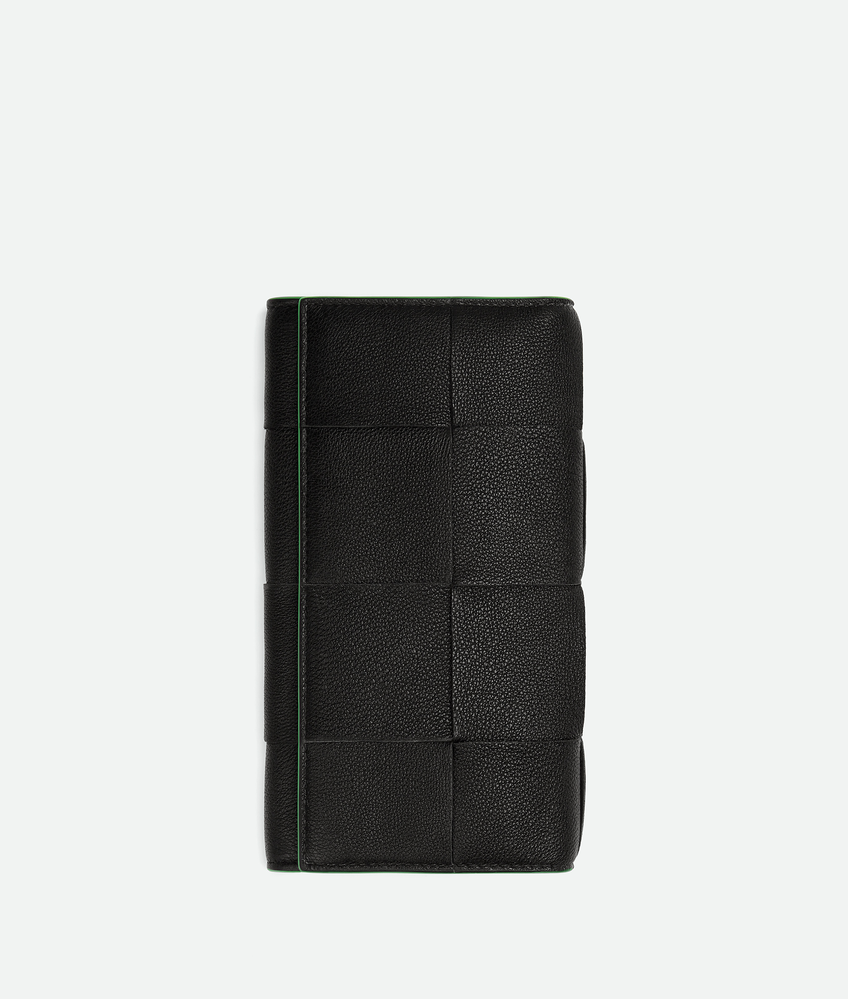 Bottega Veneta Portefeuille Grand Format Cassette In Black