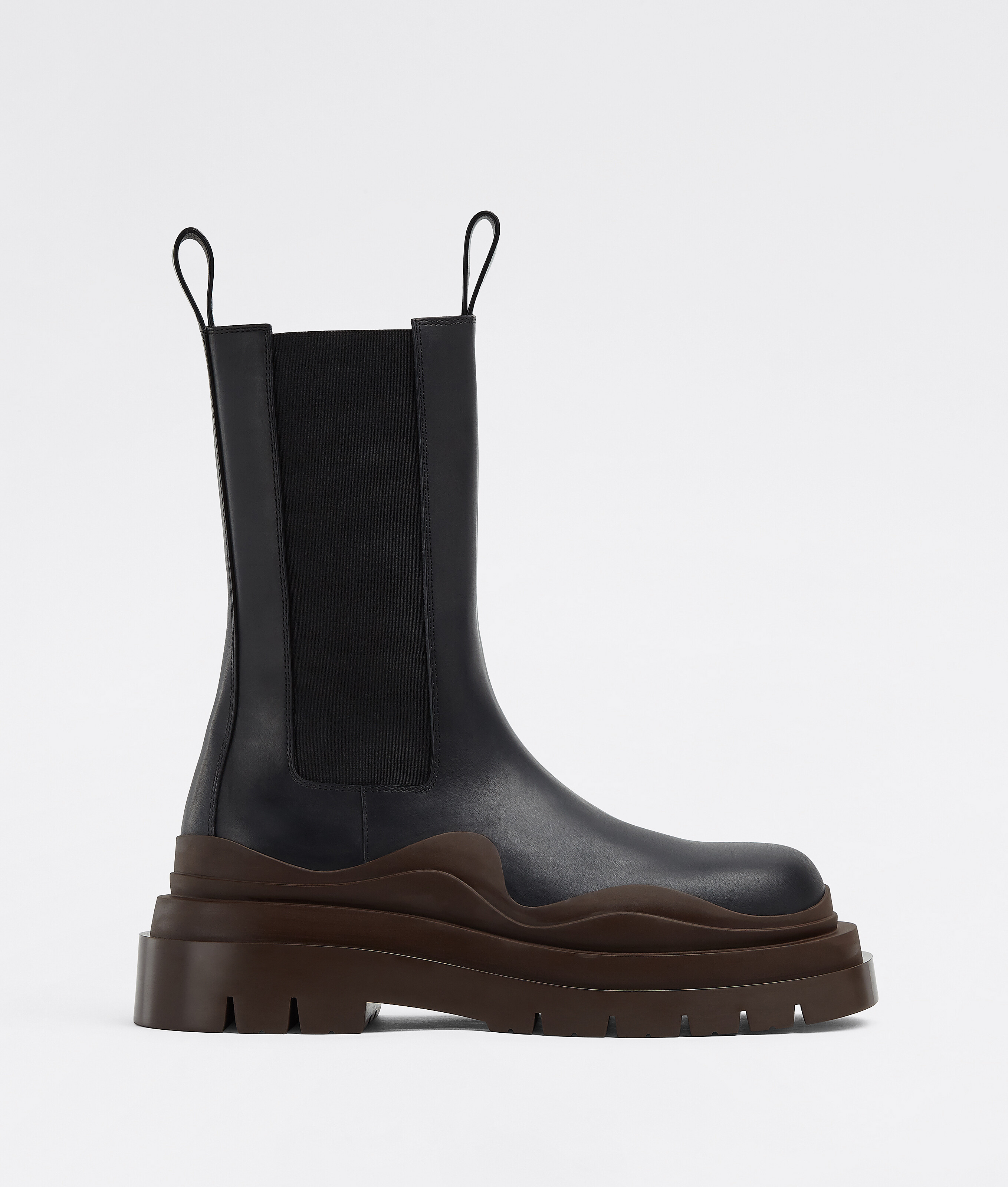 Bottega Veneta Bottes Chelsea Tire In Noir