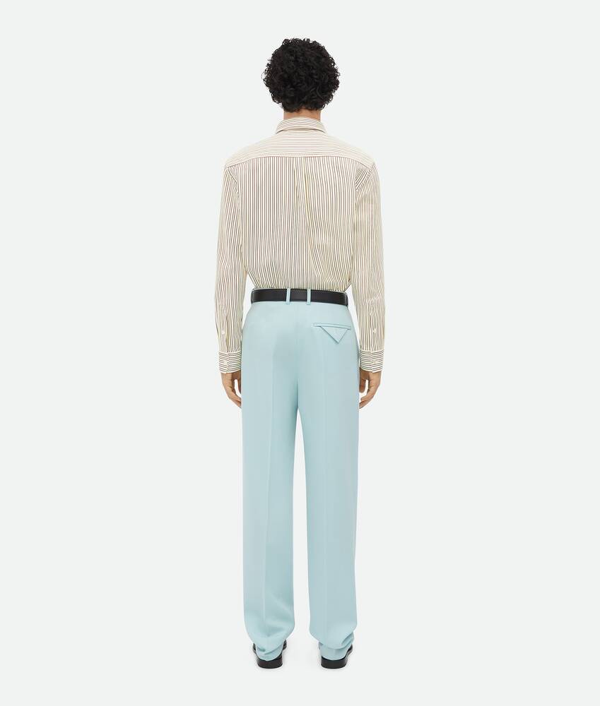 Display a large version of the product image 3 - Wool Grain De Poudre Trousers