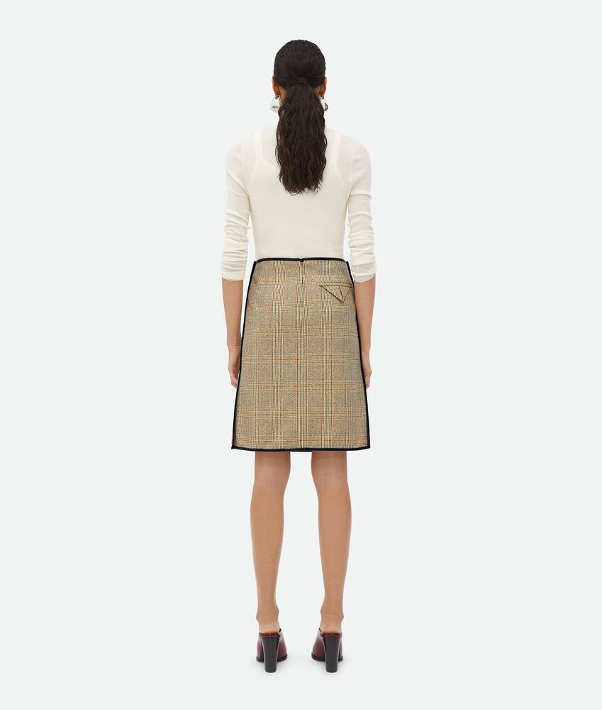 Display a large version of the product image 3 - Prince Of Wales Wool Skirt