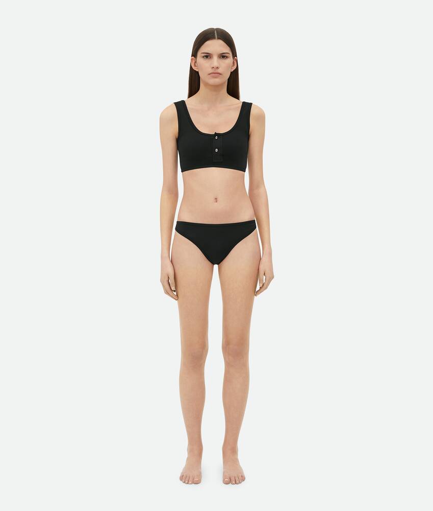 Venuja Women's Nylon Bikini Black