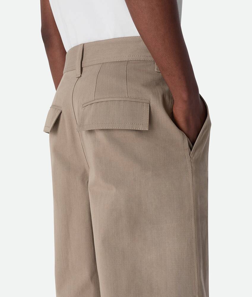 Display a large version of the product image 4 - Cotton Twill Cargo Pants