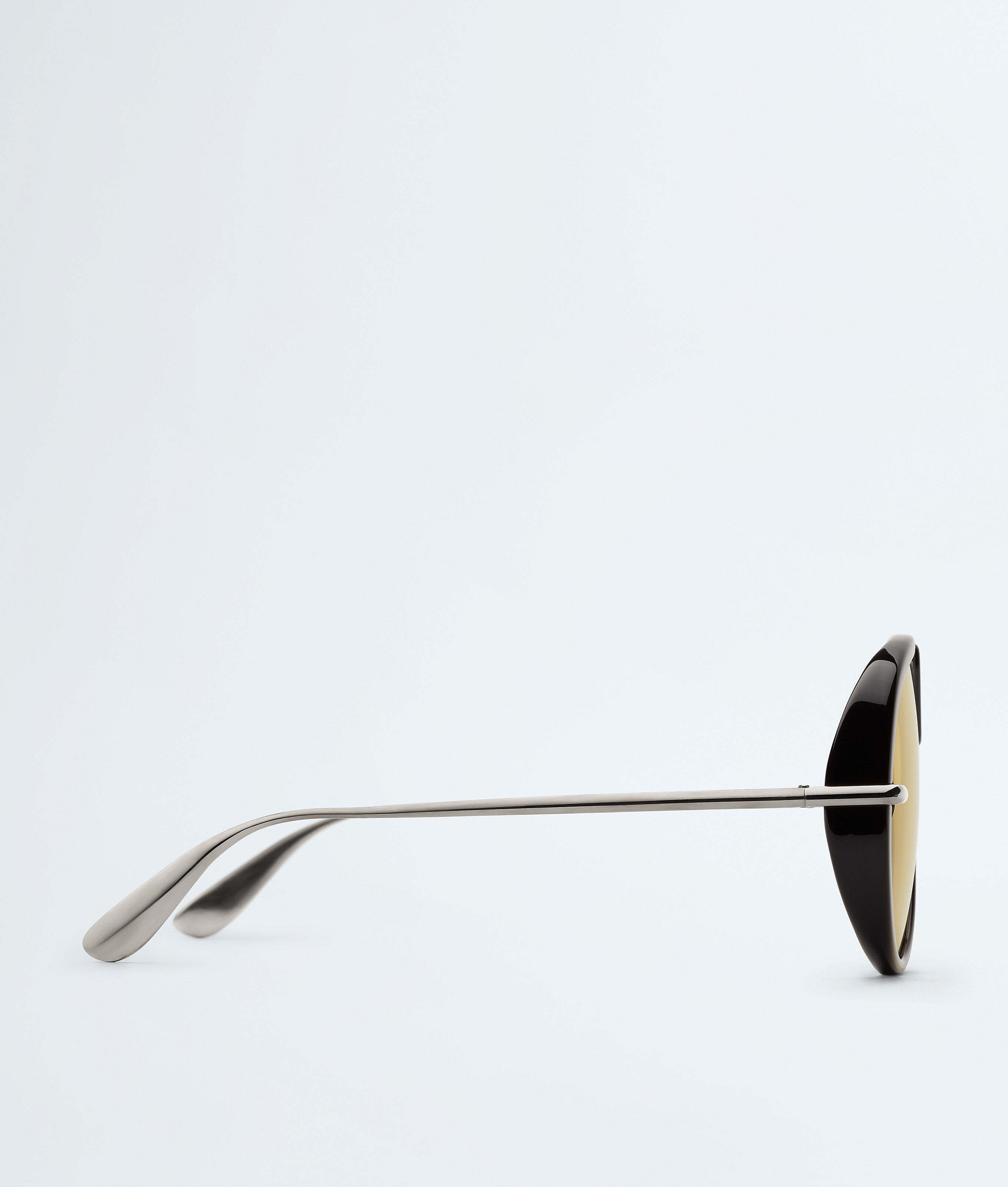 Classic Aviator Sunglasses in Black/yellow Bottega Veneta Finland EN - Image 3