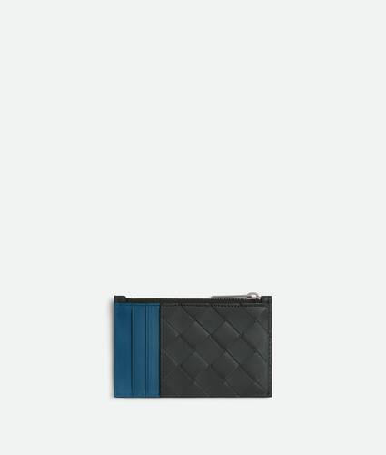 Intrecciato Zippered Card Case