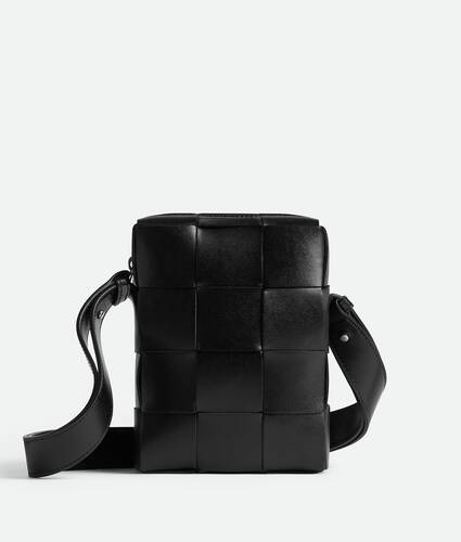Bottega Veneta Women's Mini Cassette Crossbody Bag Black