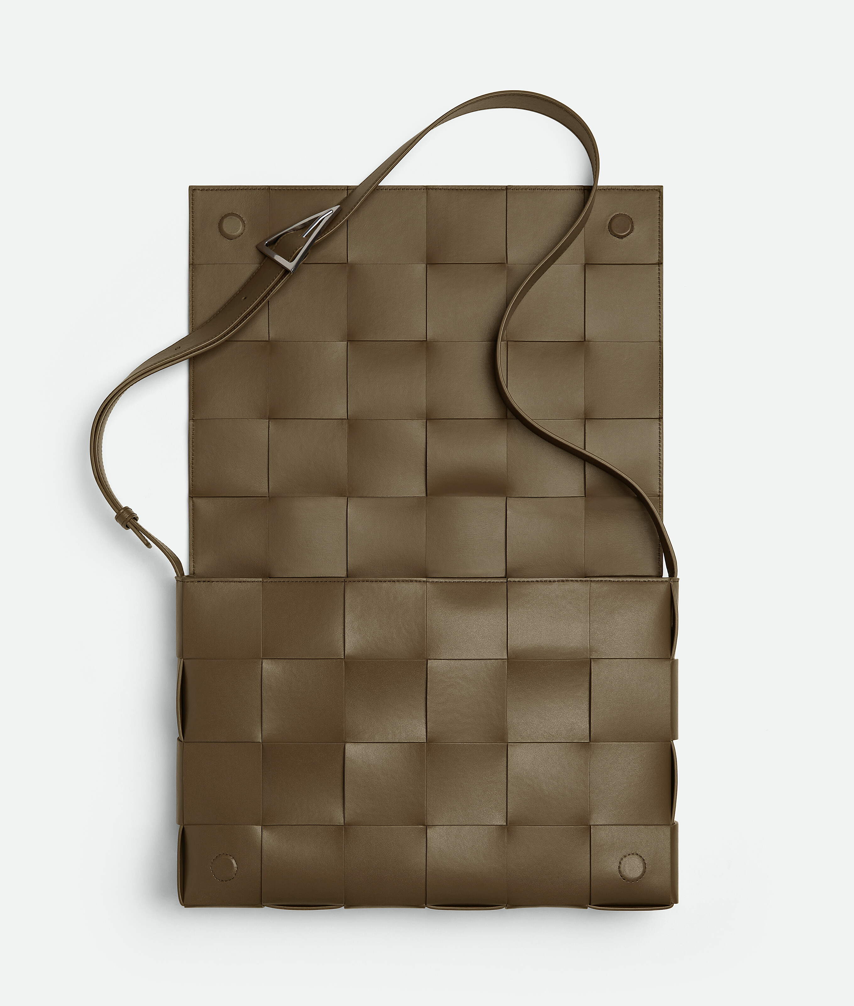 Shop Bottega Veneta Maxi Cassette In Brown