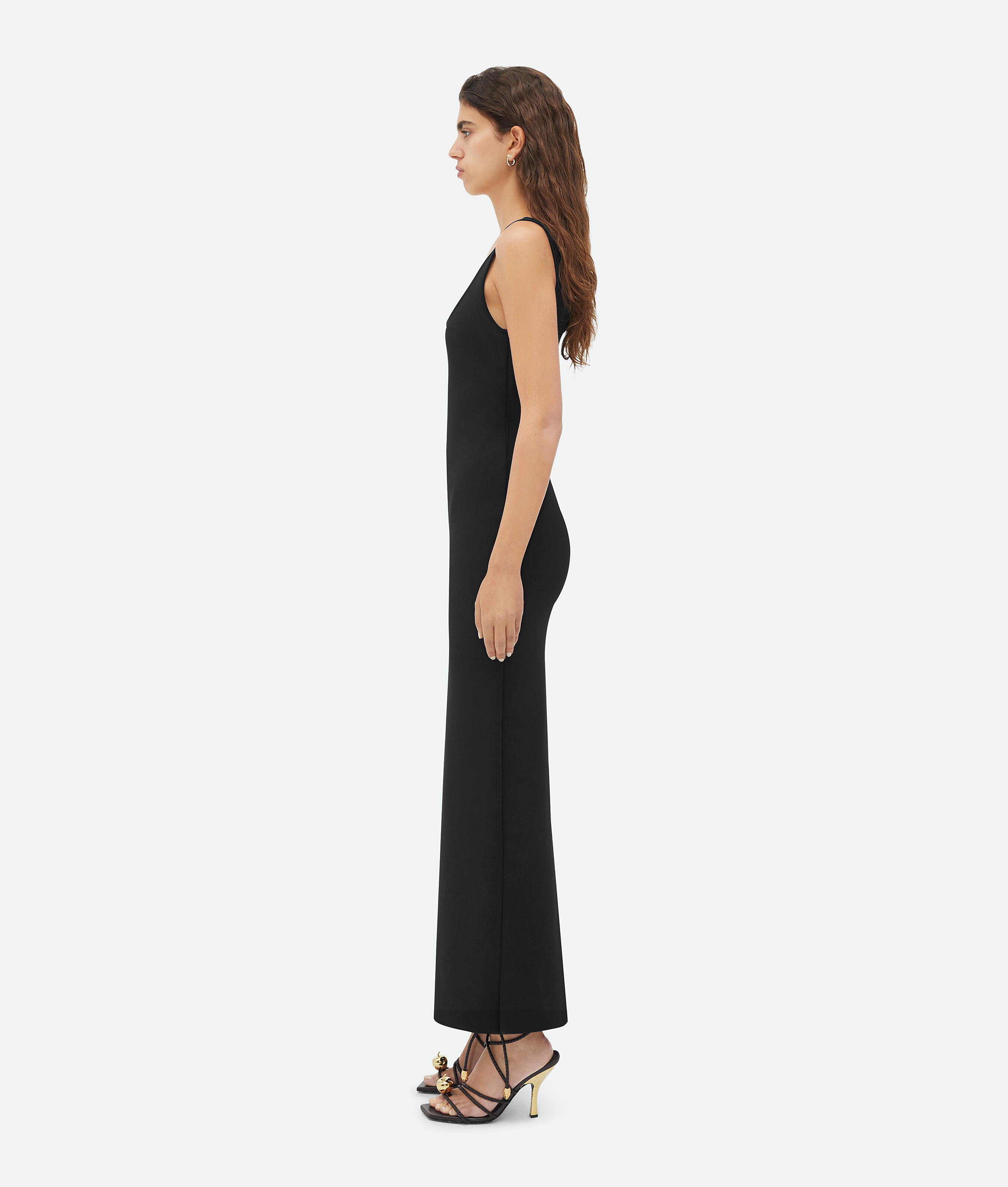 Bottega Veneta Adam Strappy Apple Ankle-wrap Sandals In Black