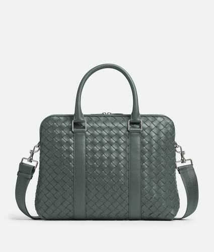 Display a large version of the product image 1 - Slim Intrecciato Briefcase
