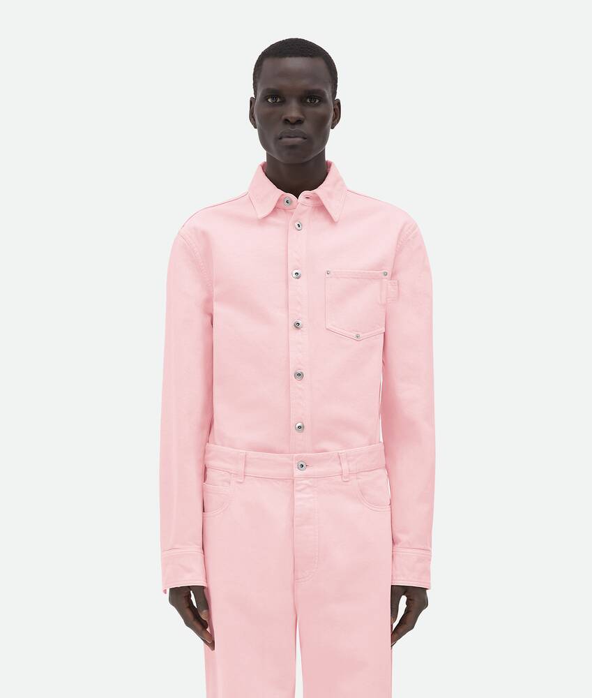 Display a large version of the product image 1 - Pink Wash Denim Shirt