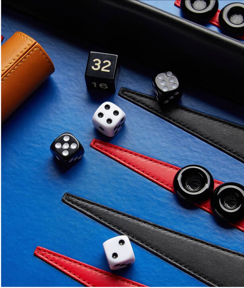 Display a large version of the product image 6 - Leather Backgammon