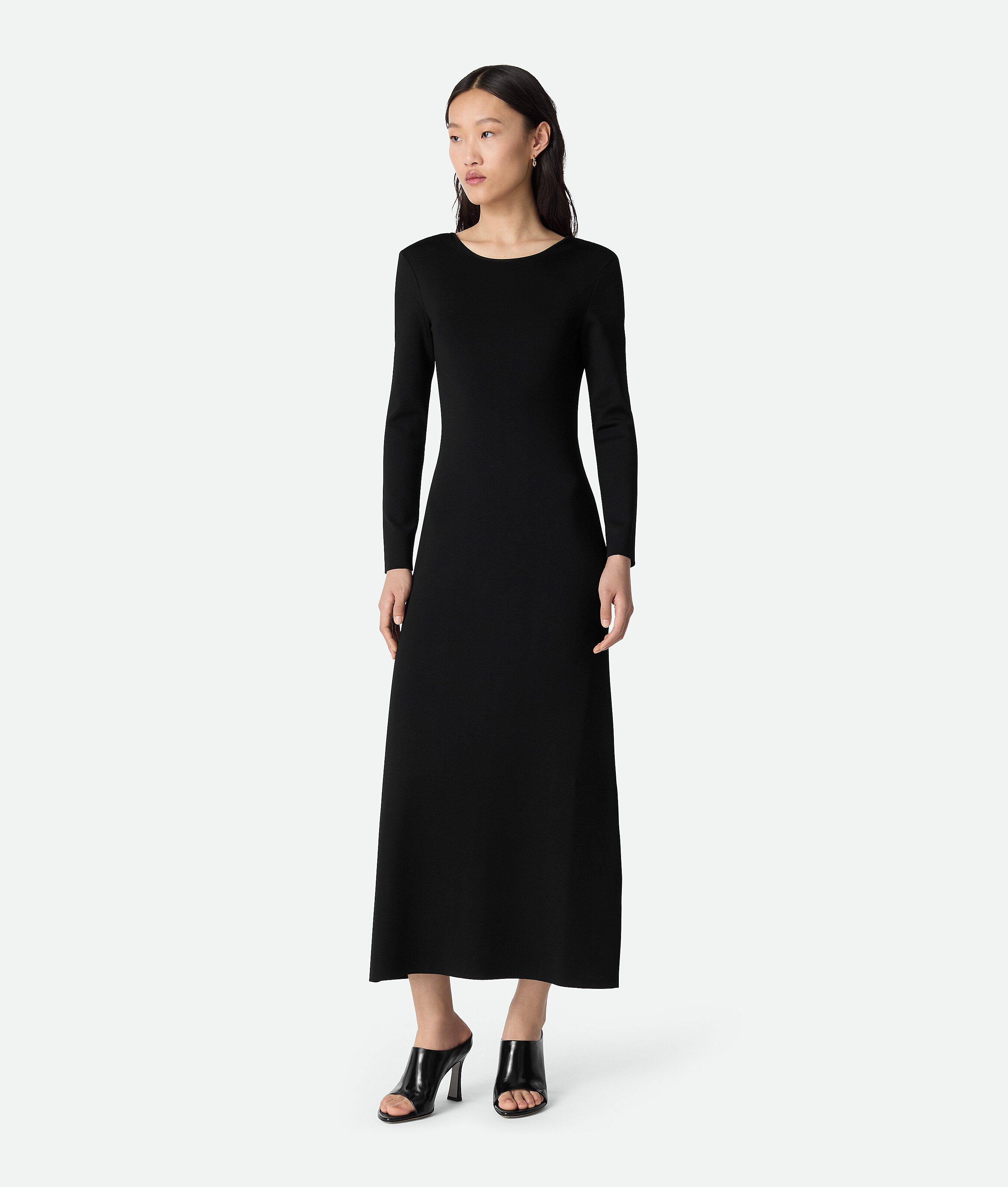 Bottega Veneta Compact Viscose Dress - Black - Woman - M - Viscose