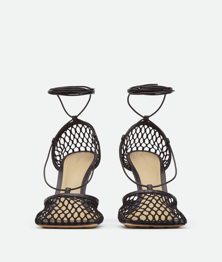 Stretch Lace-Up Sandal