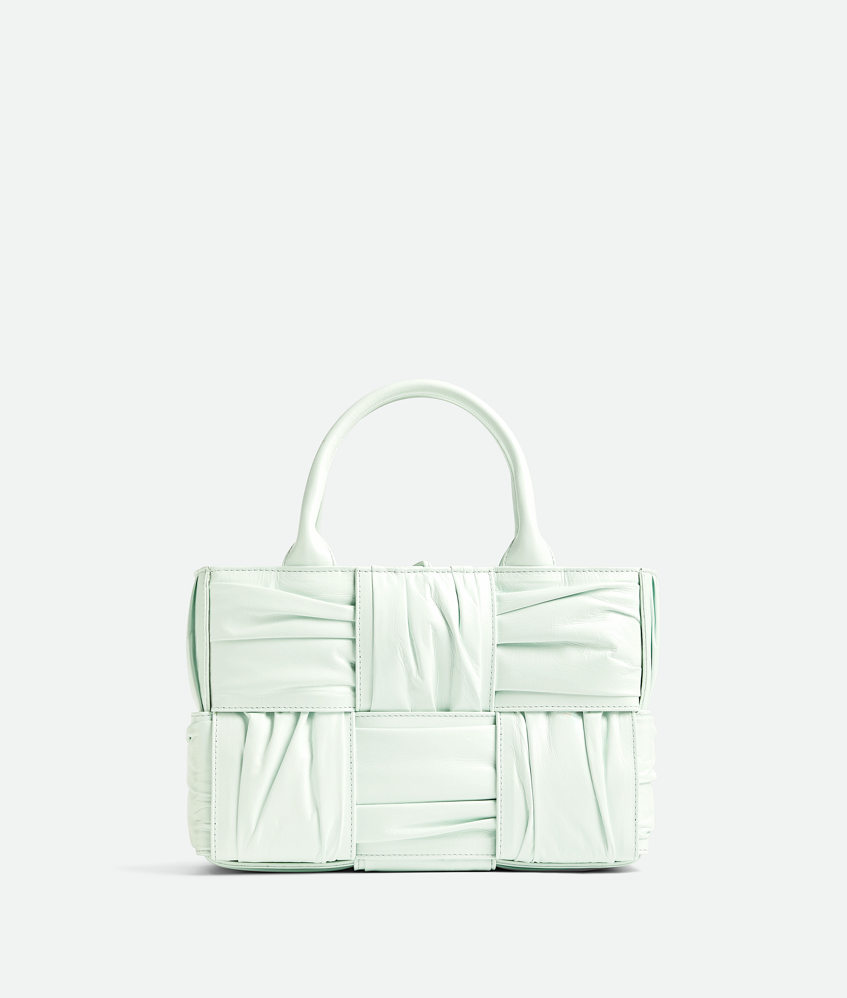 Bottega Veneta Mini Arco Tote Bag In White