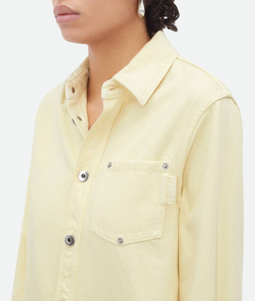 Display a large version of the product image 4 - Yellow Wash Denim Shirt