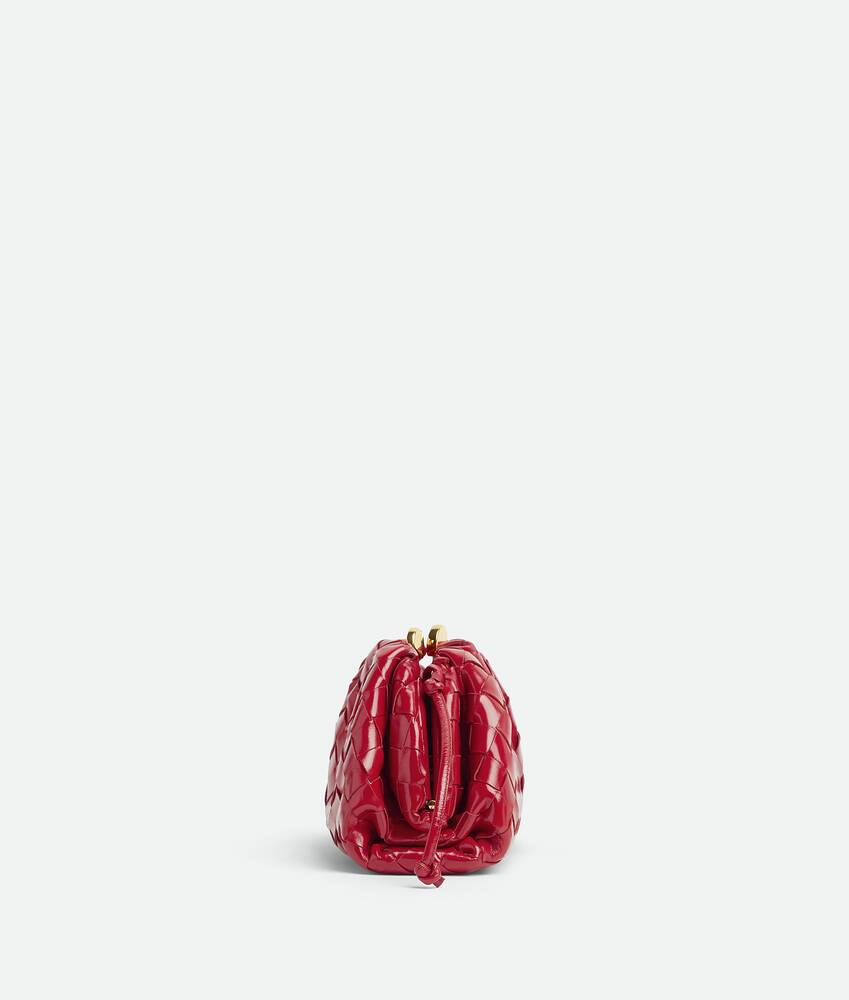 Bottega Veneta Loop Mini Intrecciato Crossbody Bag In 6392 Apple Candy