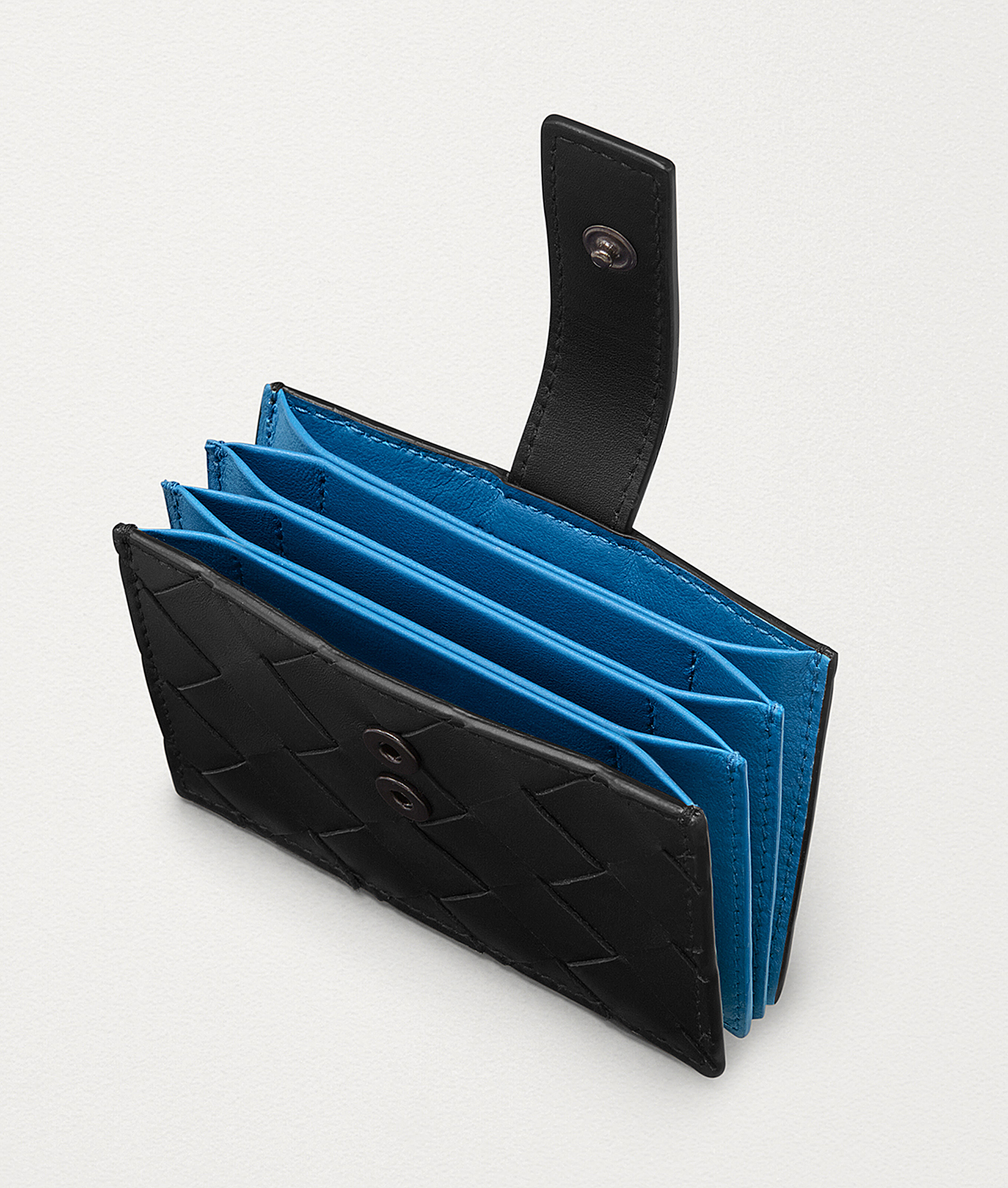 Men's CARD CASE in Nero bluette Bottega Veneta Poland EN - Image 3