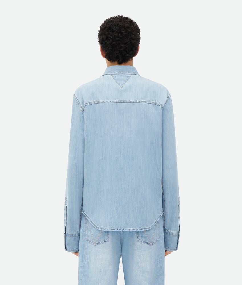 Display a large version of the product image 3 - Light Bleached Denim Shirt