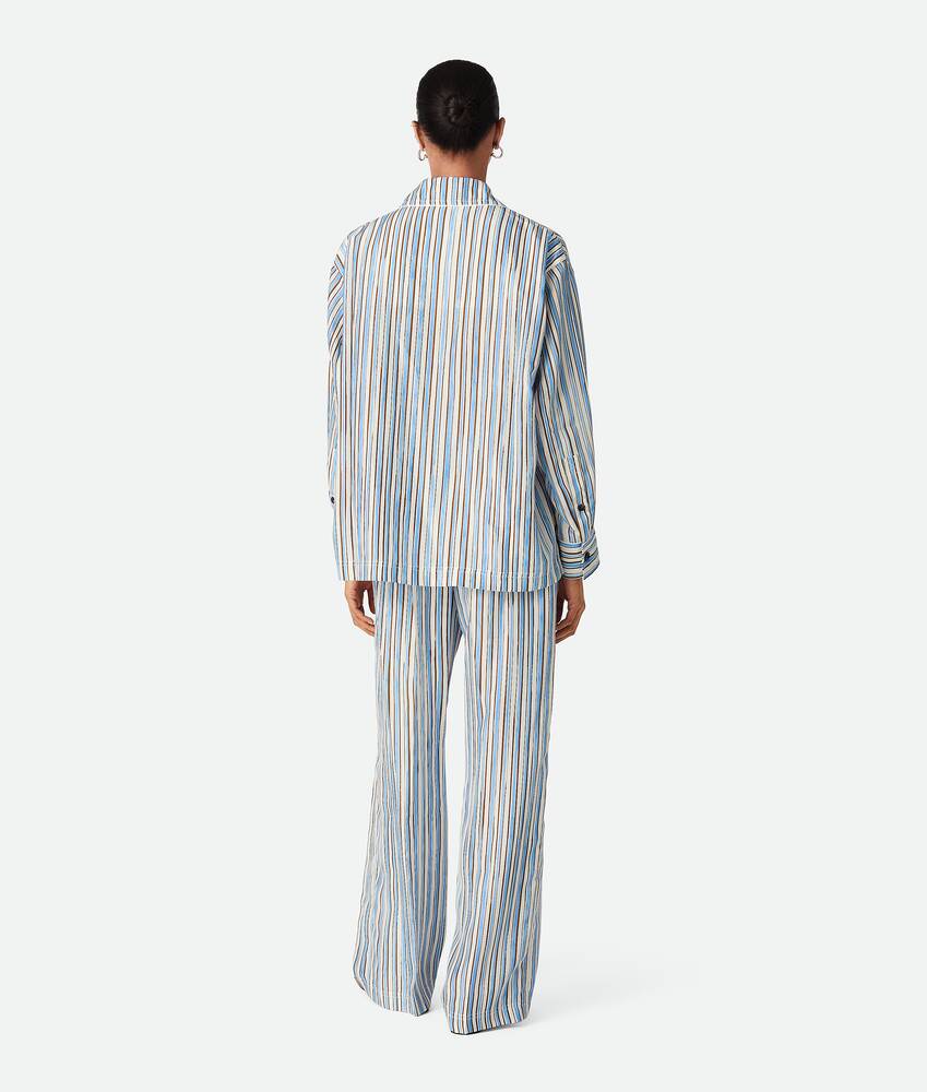 Display a large version of the product image 3 - Striped Silk Pyjama Set 