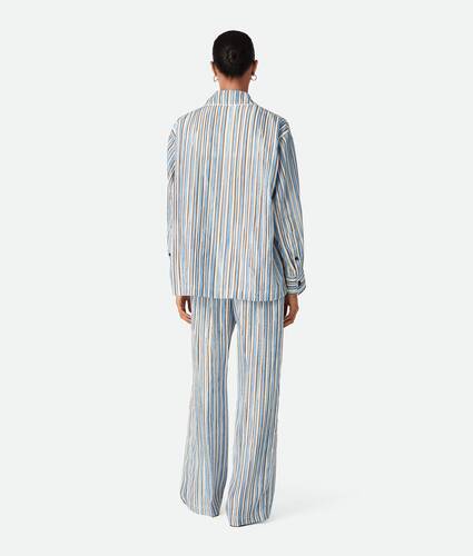 Striped Silk Pyjama Set
