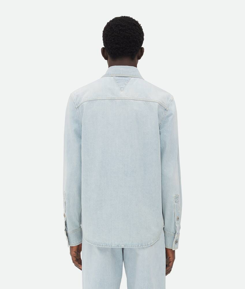 Display a large version of the product image 3 - Extra Bleached Denim Overshirt