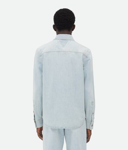 Extra Bleached Denim Overshirt